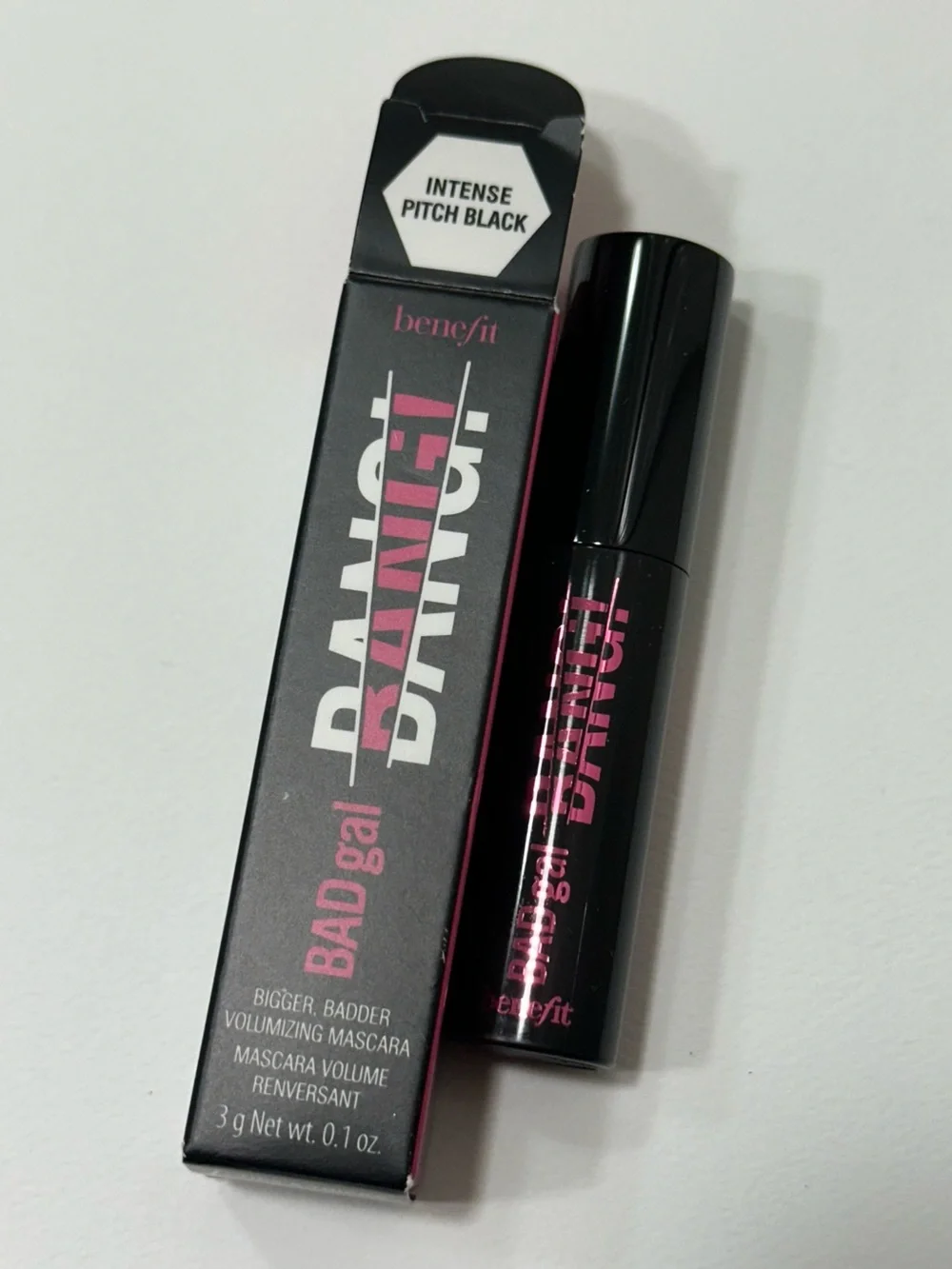 Benefit BAD Gal BANG! Mascara Travel Size Mini, intense pitch black